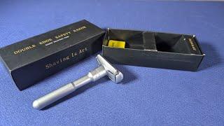 Adjustable Safety Razor Full Zinc Alloy Metal.