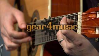 Deluxe Single Cutaway Classical Acoustic Guitar by Gear4music