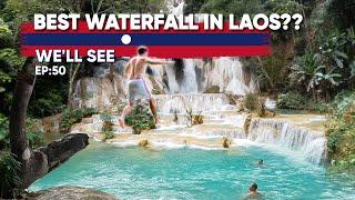  Is Kung Si Waterfall in Luang Prabang Even That Good? (Laos Motorbike Trip Ep50)