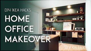 WORK FROM HOME OFFICE MAKEOVER - Ikea Hacks to Create Beautiful Workspace + FULL COST BREAKDOWN $$