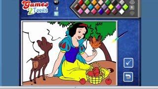 Disney Princess Coloring Pages - Disney Online Coloring Pages For Kids