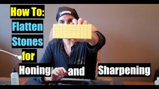 How To Flatten Water Stones for Razor and Knife Sharpening and Honing