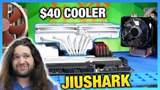 Weird $40 CPU Cooler: Jiushark JF13K Diamond Flat Tower Review