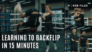 How I Learnt to Backflip in Less Than 15 Minutes!