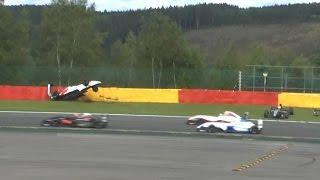 24 Hours of Spa Francorchamps crash & action 2016