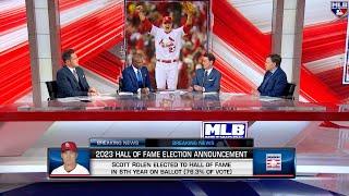 Scott Rolen voted into the Baseball Hall of Fame! (MLB Network discusses his candidacy and career!)