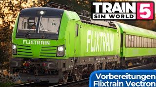 Seltsame Notbremsungen | TRAIN SIM WORLD 5 | Flixtrain Vectron und Vorbereitungsdienst | TSW 5