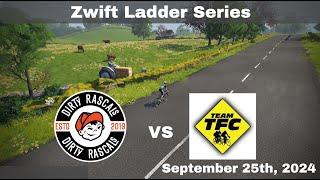 Zwift Racing Ladder Series - Dirt Vs TFC - Harrogate Circuit