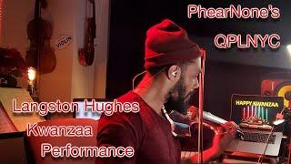 PhearNone Queens Public Library Kwanzaa Performance 2020