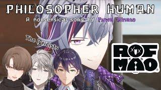[Eng TL] Fuwa Minato's Original Song "Philosopher Human" [Nijisanji JP/ROF-MAO/Fuwa Minato]