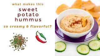 What makes this SWEET POTATO Hummus SO creamy & flavorful? ‍️