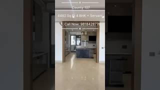 County 107 Ultra-Luxury 4 BHK Apartment | Exclusive Walkthrough | Noida Expressway  9818428778