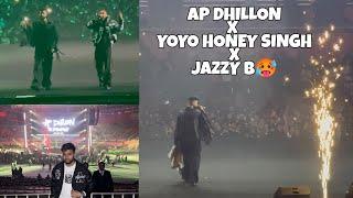 AP Dhillon Live in Delhi 2024 || Yo Yo Honey Singh X Jazzy B X Ap Dhillon  || What a surprise