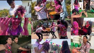 Holi vlog 2024 | Masti with family and friends ️