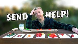 I Grew and Tasted the HOTTEST CHILI PEPPERS on Earth!  Carolina Reaper, Trinidad Scorpion + More!