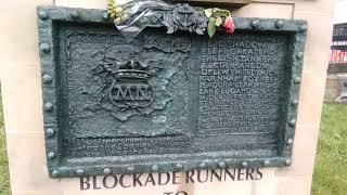 Blockade Runners to Spain Statue in Glasgow, Scotland