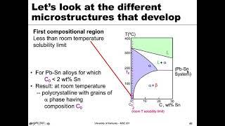 MSE 201 S21 Lecture 34 - Module 1 - Binary Eutectic Phase Diagrams Part 1