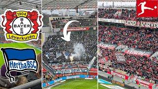 Flares, Ultras, Flags and Goals! Bayer Leverkusen v Hertha Berlin