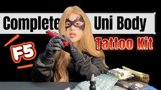 Best Tattoo Machine For Beginners |  F5 Tattoo Pen Kit Review | Matte Metal Texture | Easy to Use!​