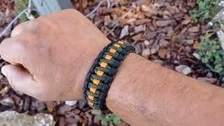 Pulsera paracord cobra doble