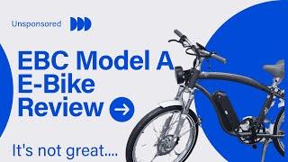 Electric Bike Company Model A Review - a somewhat disappointing experience