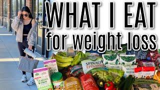 WHAT I EAT *Grocery Haul for Weight Loss* Foods I buy to Stay on Track | LuxMommy