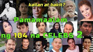 PINOY CELEBRITIES NA PUMANAW NA PART 2