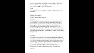 2025 Comm Cases: China Banking Corporation v. St. Francis Square Realty Corp.- Bar Exam Preparation