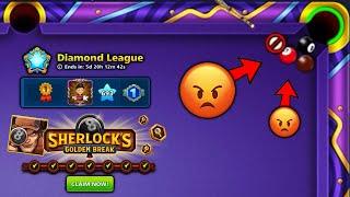 New ANIMATED Avatar + Sherlock's Golden Break Quest Completed + Diamond League Top - 8 Ball Pool