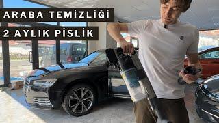 2 Aydır Yıkanmayan Audi A4ü Yıkadım - Dikey Süpürge ile Detaylı Temizlik