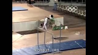 1972 the banned dead loop of #Olga Korbut #Shorts