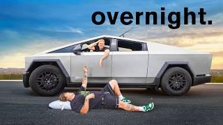 Overnight Survival, But Wherever Tesla Cybertruck Dies!