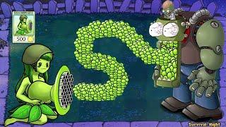 Girl Gatling Pea Vs Giga Gargantuar Vs Dr Zomboss Plants Vs Zombies Battlez