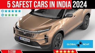 Top 5 Safest Cars in India 2024 with 5-Star Global NCAP Ratings