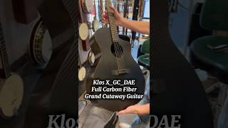 That was a Klos one! Check out one of our newest arrivals from Klos Guitars! #carbonfiberguitar