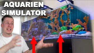 AQUARIEN SIMULATOR - Ich teste den Behind Glass Aquarium Simulator + MEIN MEERWASSERAQUARIUM