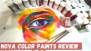 Nova Color Paints Review with Demo Painting