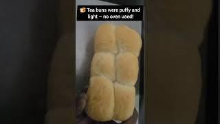 First Time Vanilla Cake & Soft Tea Bun in Cooker | No Oven, Perfect Results!”# #TeaBun #HomemadeCake