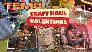 Temu Craft Haul | Stickers | Valentines Day | First Video 2025