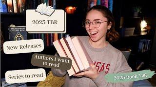 My 2025 TBR, New Releases, and Authors  ️