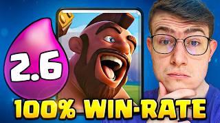 100% WINRATE! 2.6 HOG CYCLE IS STILL DOMINATING CLASH ROYALE