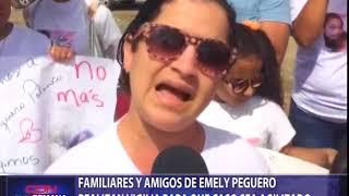 Familiares y amigos de Emely Peguero realizan vigilia para que caso sea agilizado