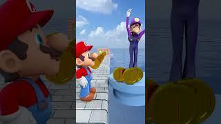 New GOOD DEEDS RUN Challenge - Help Mario vs Luigi! #shorts