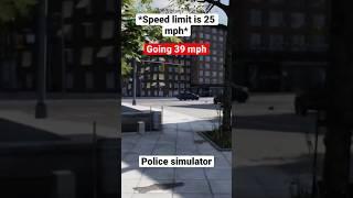 This is what speeding looks like to a cop #gaming #speeding #cops #police