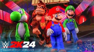 Super Mario Party - Tag Team Entrance | New WWE 2K24 Mods