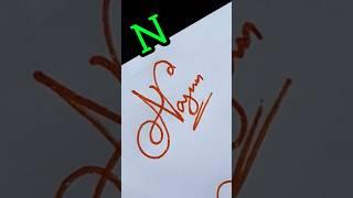 Signature Style N #signature #signaturestyle #drawing #art