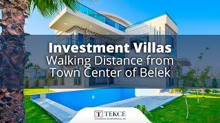 Investment Villas Walking Distance from Town Center of Belek | Antalya Homes ®