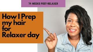 How I Prep My Hair before Relaxed Touch up| 1 week prior | feat. Aphogee Products. #relaxedhairprep