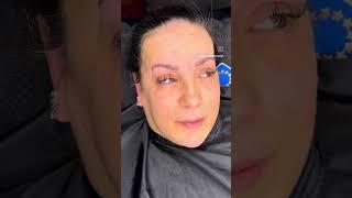 Микроблейдинг - Реакции на моделите в края на курса  #microblading #microshading