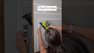 3 easy diy trim ideas for your home #diy #diyprojects #home #homedecor